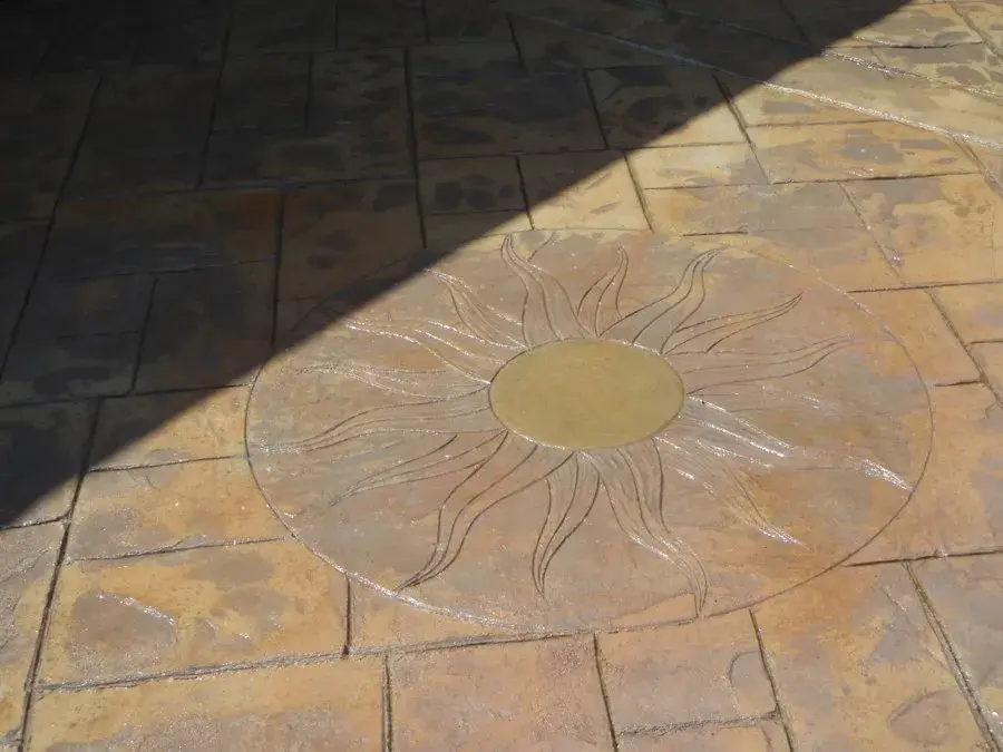 Stamped concrete in Casa Grande, AZ